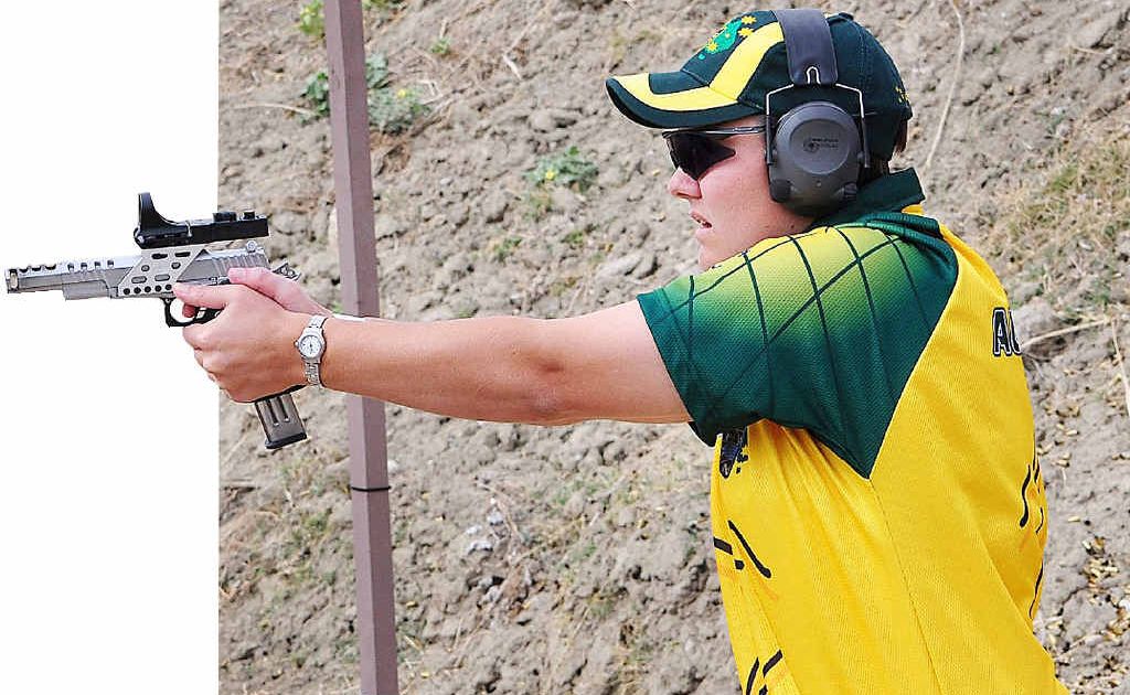 Tiaro Pistol Club member Karla Blowers won open women’s title at the IPSC World Shoot in Greece. Tiaro Pistol Club member Karla Blowers won open women’s title at the IPSC World Shoot in Greece.